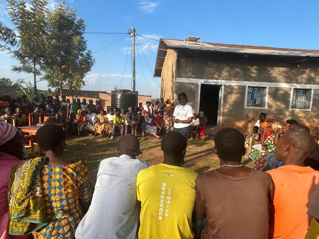 Women participating in group activities